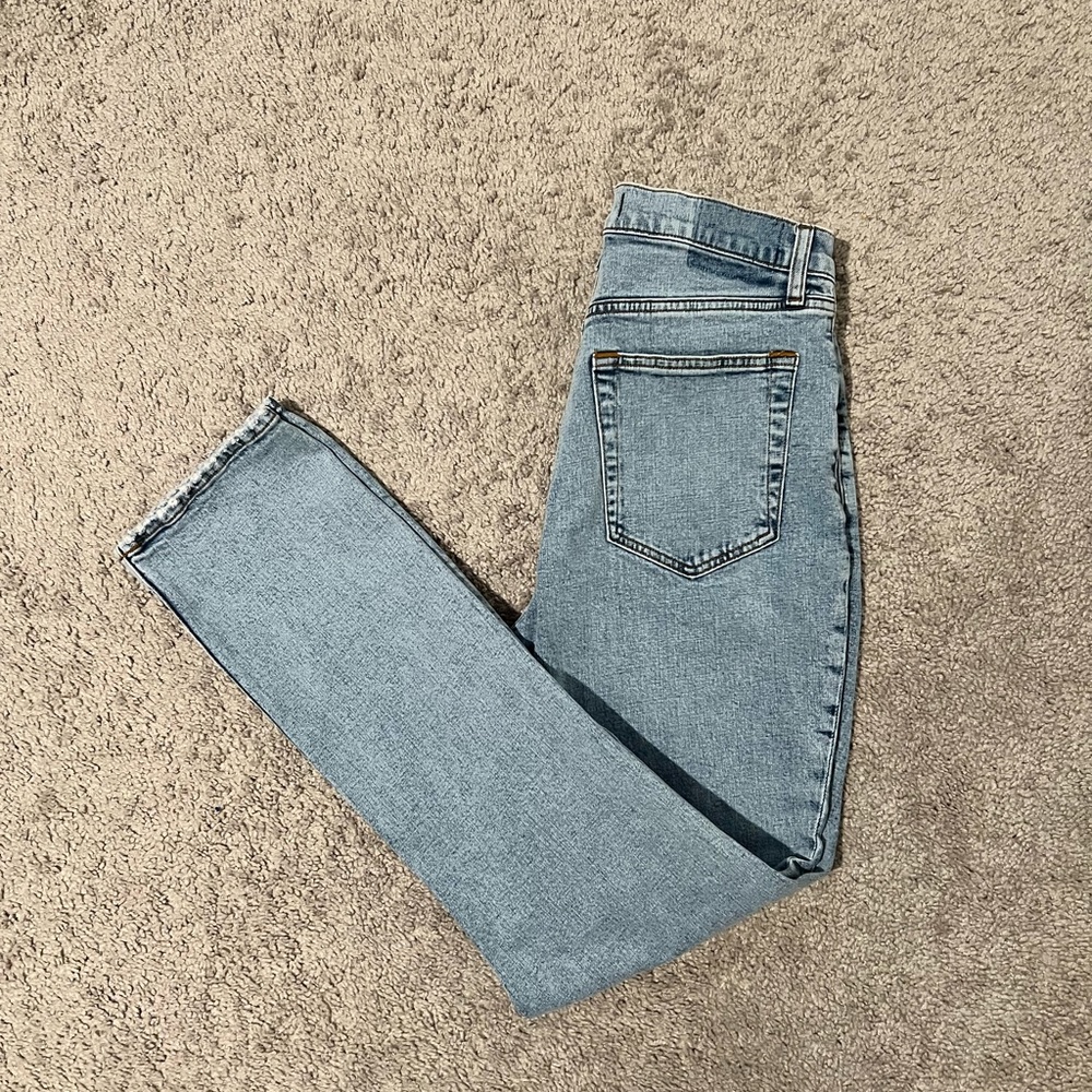 Abercrombie Ultra High Rise 90’s Slim Straight W30 Blue Jeans